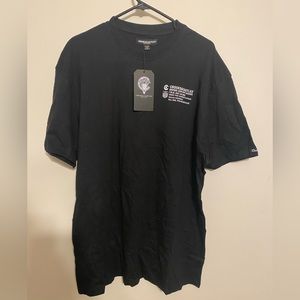 Crooks and castles xl black tshirt. New with tags